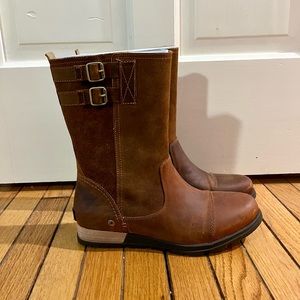Sorel Major Pull On Boots (Women). Size 10.5. Grizzly brown/British tan. NWT.